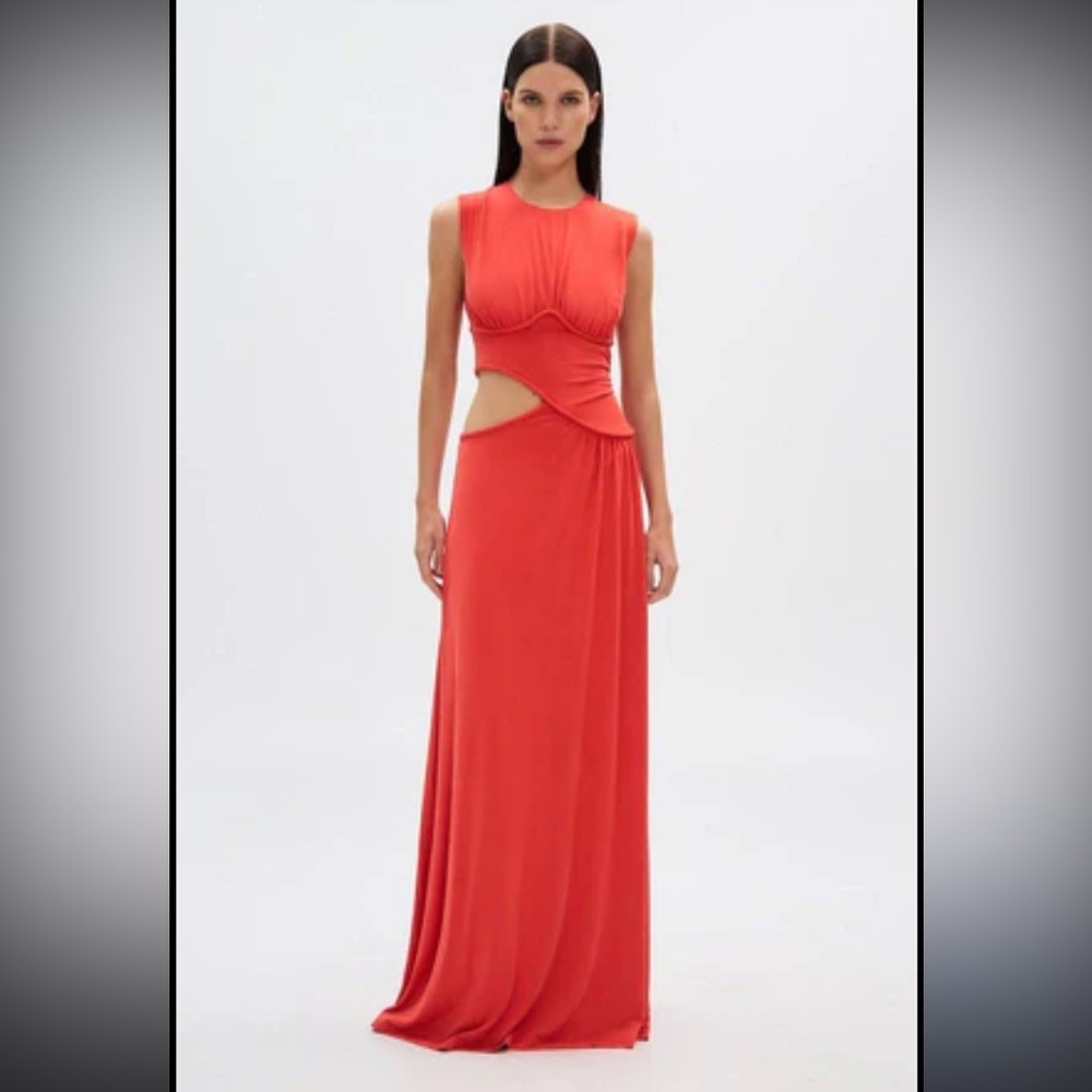 MISHA COLLECTION Orange Maxi Dress - Picture 3 of 6